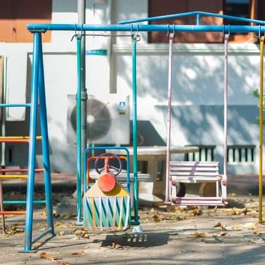 Old Playground & Swing Sets